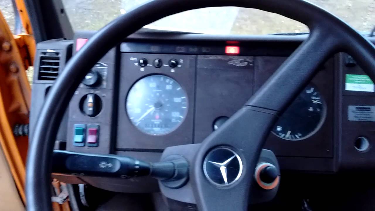 Mercedes Bens 609D, Cold start, 1.5 celcius