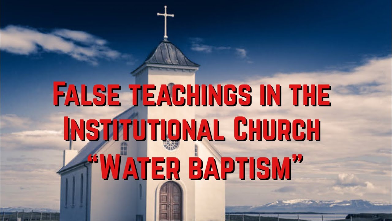 Is Water Baptism A Part Of Salvation 