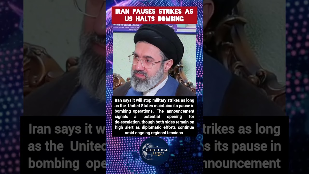 Iran Agrees to Halt Strikes if US Bombing Pause Continues