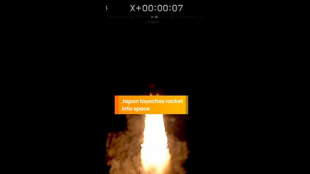 Japan Launches Rocket into Space