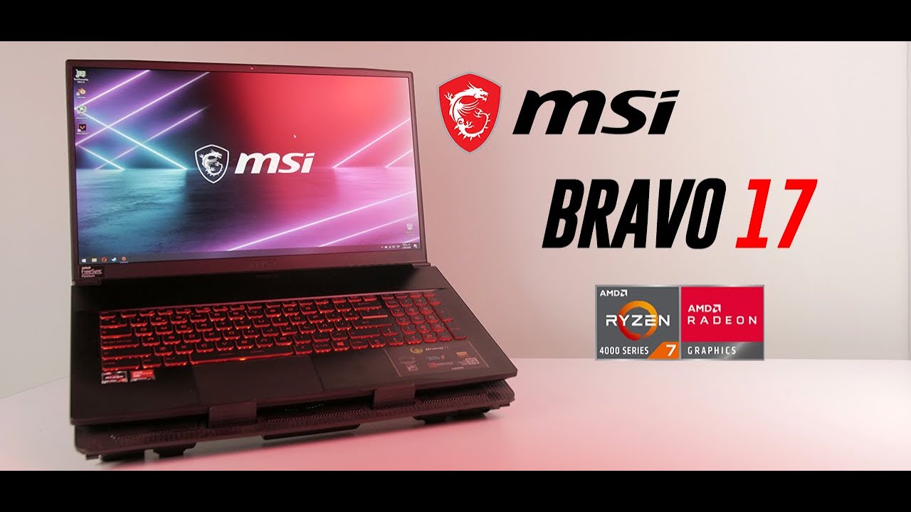 MSI Bravo 17 - AMD Ryzen & Radeon RX para móviles tiembla Intel !! AMD Gaming Laptop