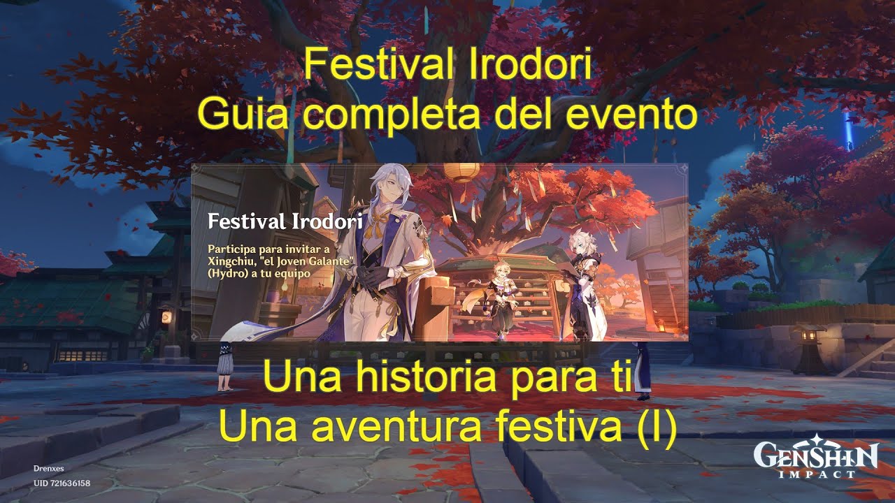 Genshin Impact 2.6｜Evento Festival Irodori｜Una historia para ti - Una aventura festiva (I)