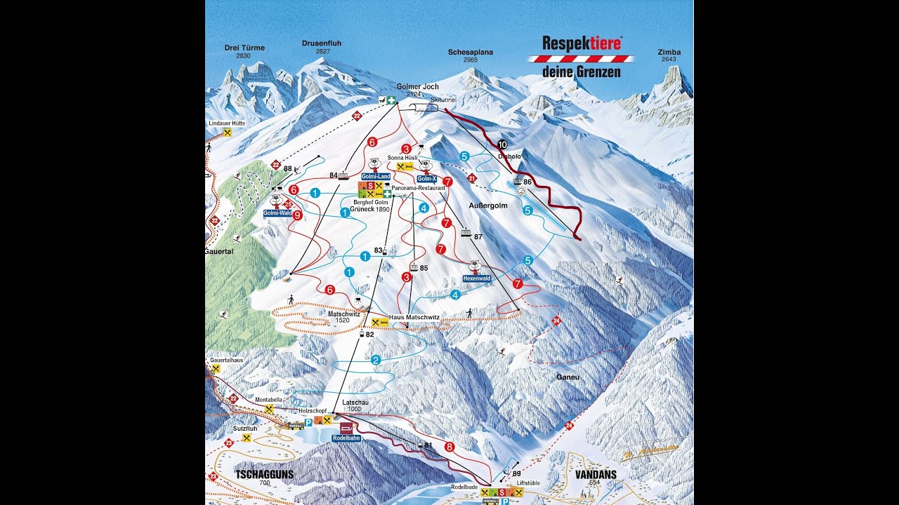 Golm piste 10 black (ski video)