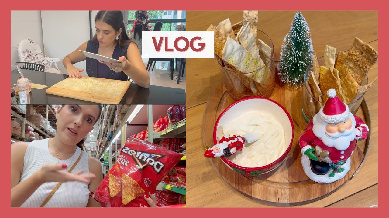 Compras no supermercado, Petisco para o Natal e Rotina nas férias