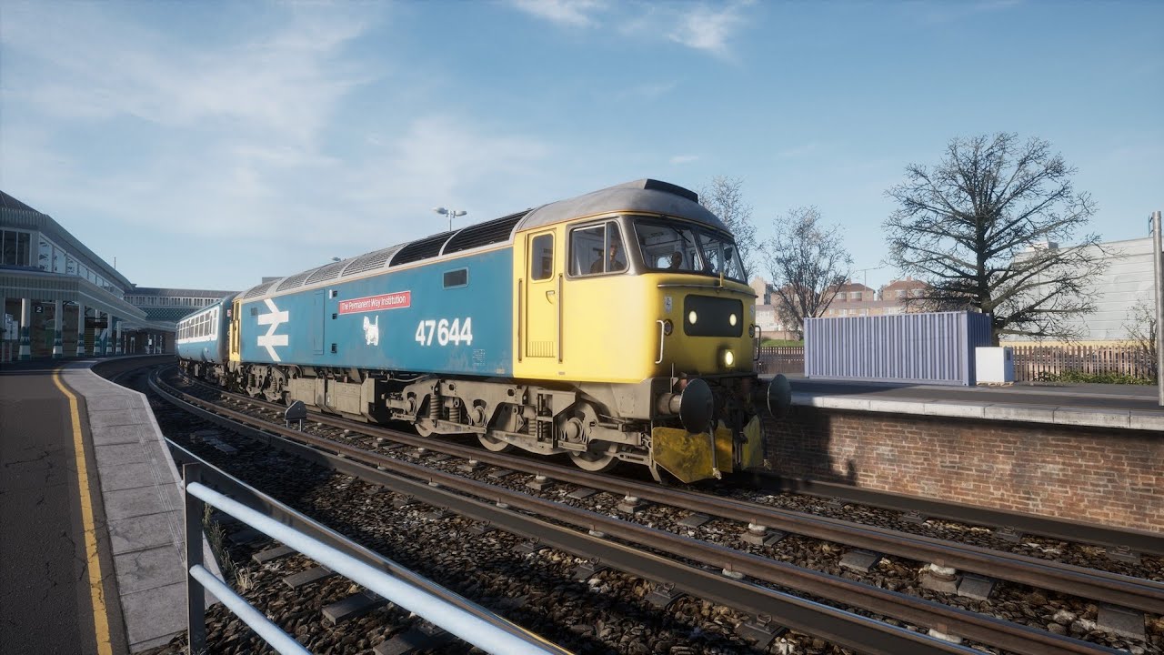 train sim world 6East Coast way class 47 vintage Railtour 