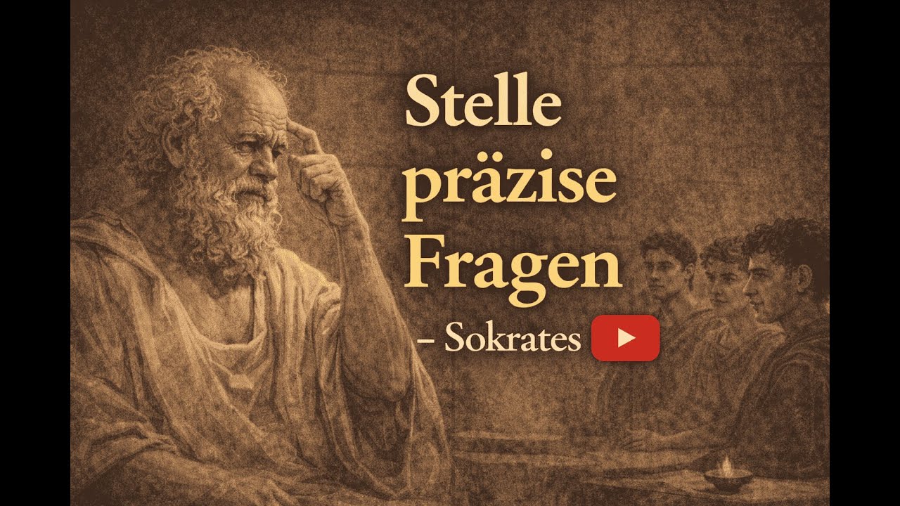Stelle präzise Fragen. Die sokratische Denkweise erklärt