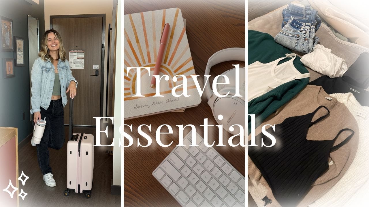 Travel Must-Haves You’ll Actually Use! ✈️ | What I Always Pack (Road Trips + Flights)