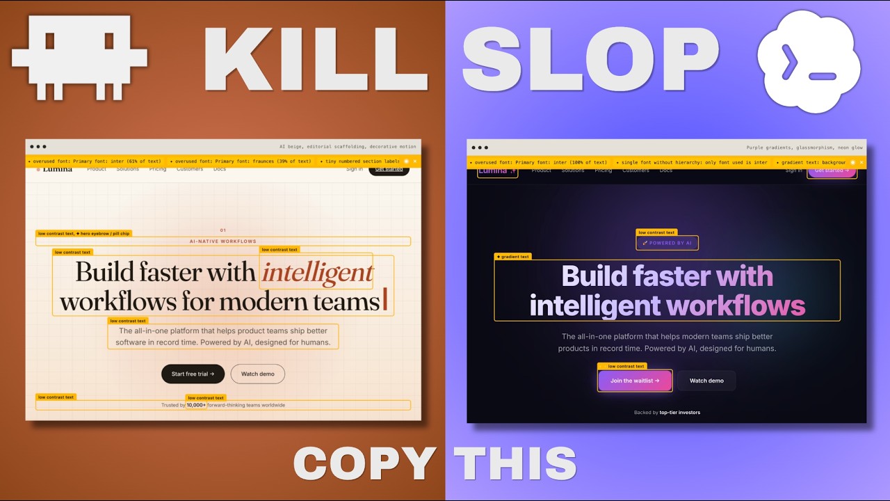 The BEST Frontend Design Skill For CLAUDE & CODEX is IMPECCABLE 