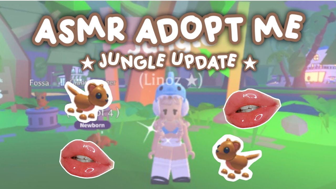 ASMR Adopt Me || Mouth Sounds + Jungle Update