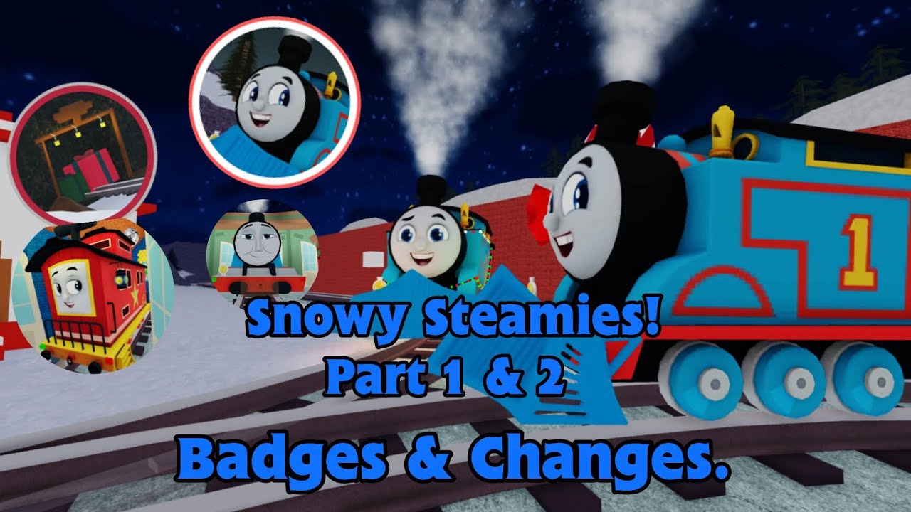 Roblox - Snowy Steamies! Christmas Event - Badges & Updates!