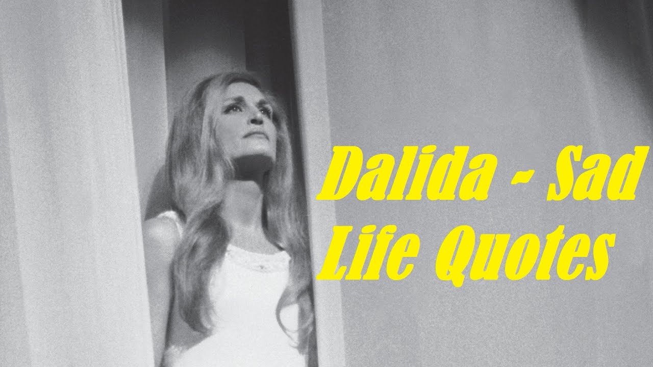 Dalida's - 5 painful statements before her death (Audio Quotes)