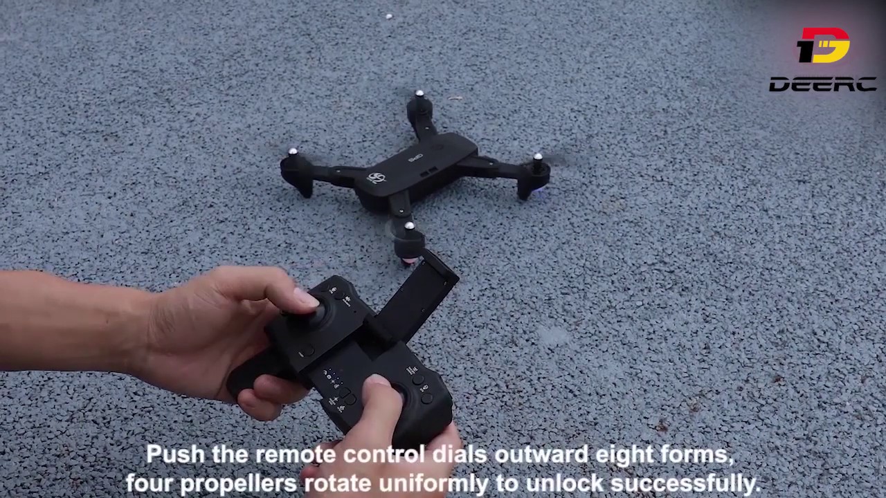 DEERC S167 Drone Operating Video