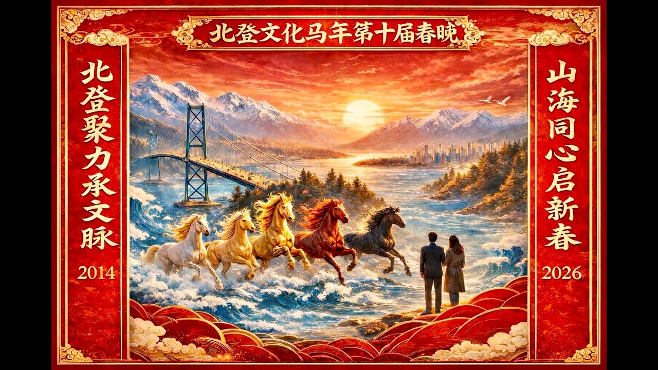 《温哥华北登文化协会2026年第十届马年春节联欢晚会》