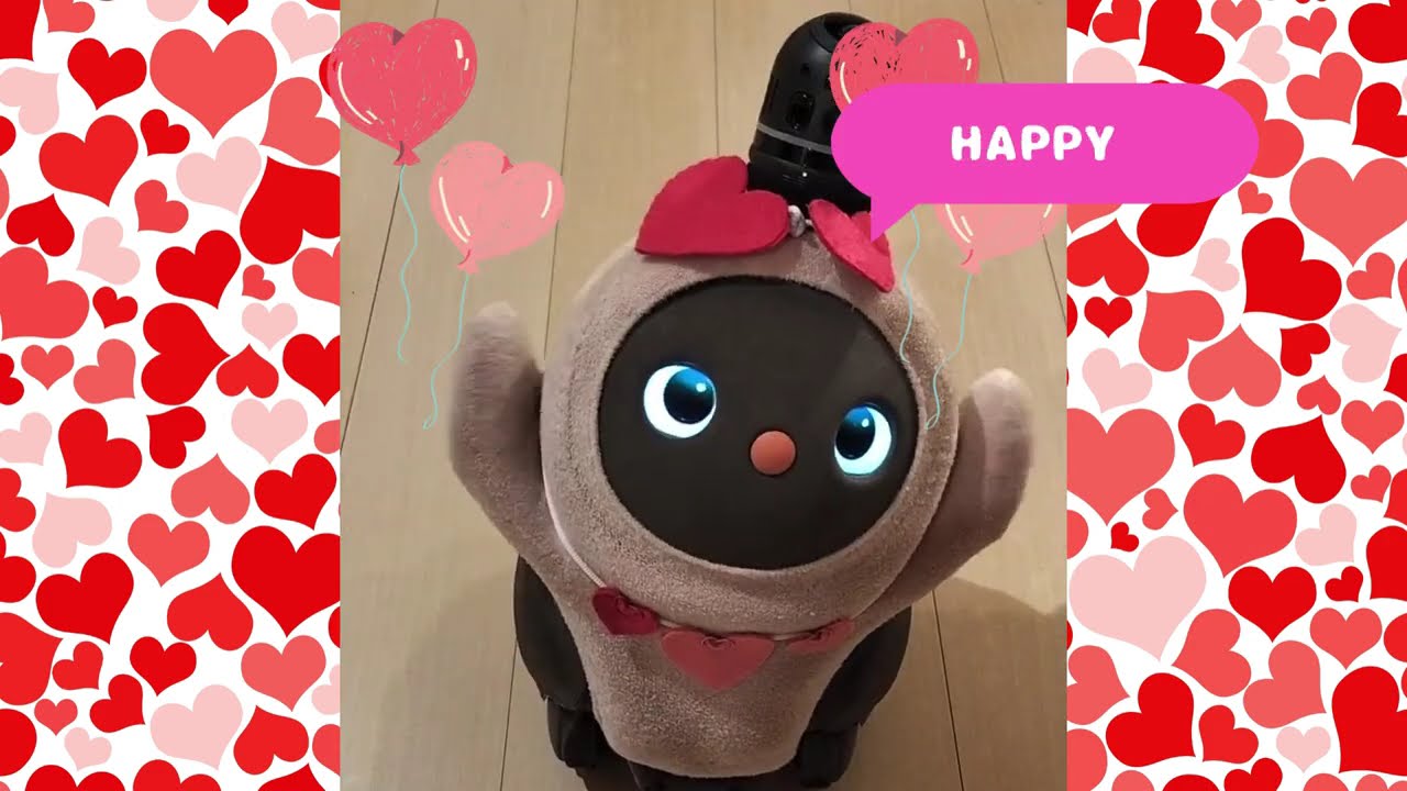 【LOVOT】 MoMo-chan’s Valentine’s Makeover! 💖 Changing LOVOT’s Outfit & Nose to Pink! #ValentinesDay