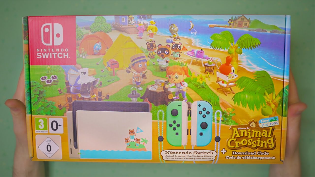 Nintendo Switch » Animal Crossing New Horizons Edition 🌴 Unboxing!