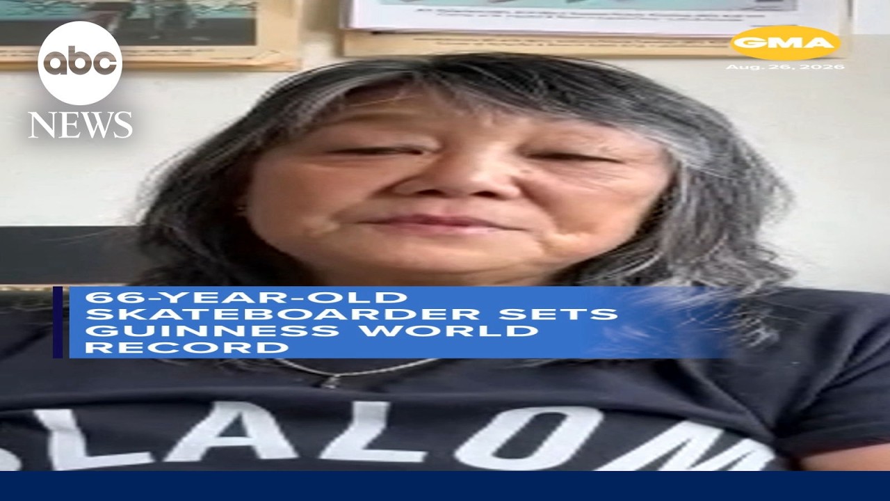 66-year-old skateboarder sets Guinness World Record