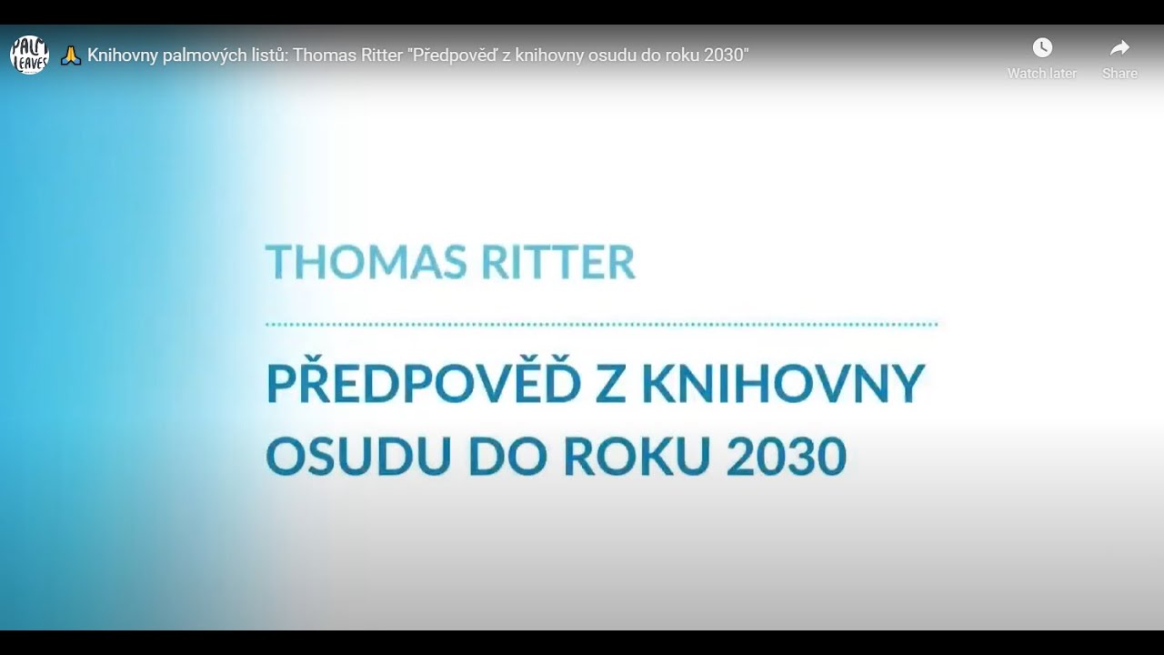 🙏 Knihovny palmov&yacute;ch listů: Thomas Ritter 