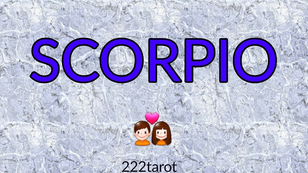 SCORPIO ❤ April 2019 Love reading