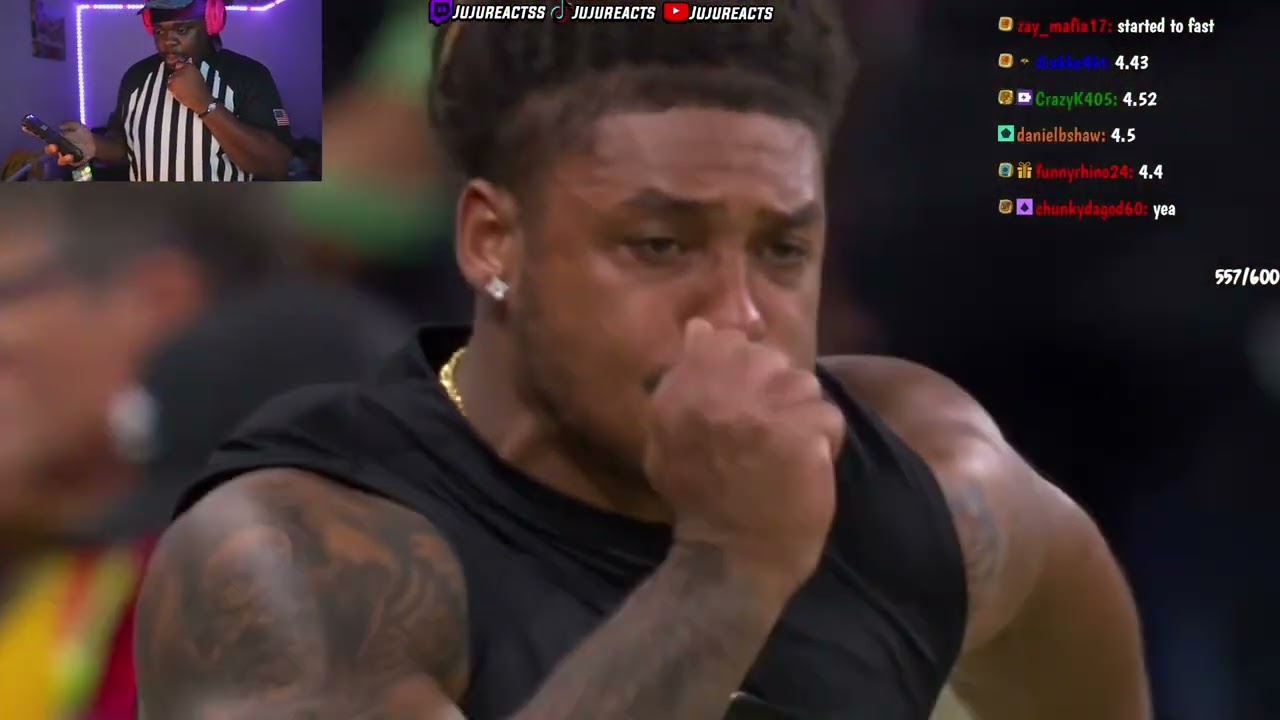 JuJuReacts To The 2026 NFL Combine | EDGE 40 Yard Dash
