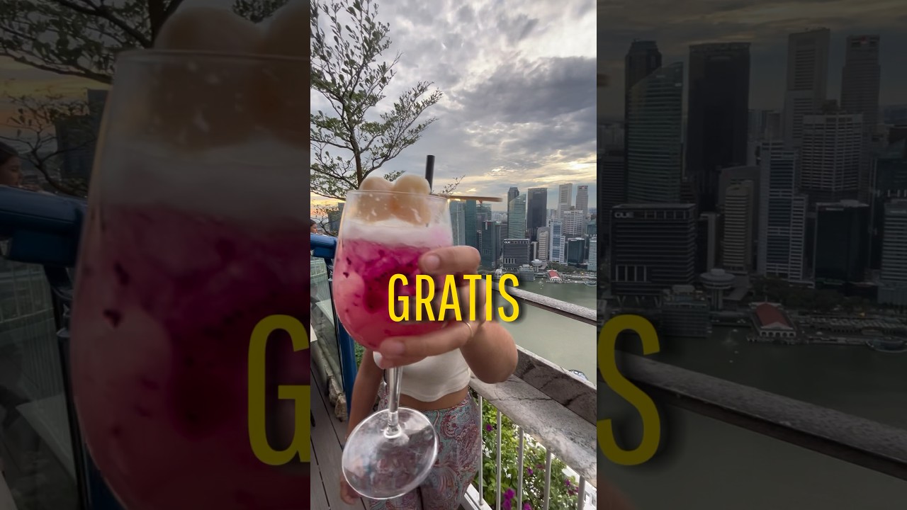 Truco para subir gratis al lugar m&aacute;s lujoso de Singapur