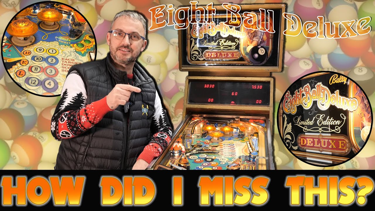 Playing Bally's Eight Ball Deluxe for the first time | Another great classic pinball machine