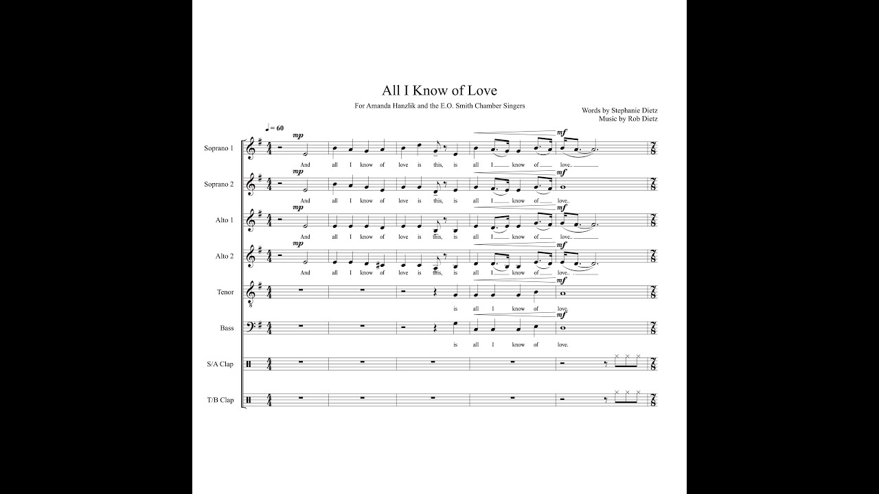 All I Know of Love | Rob Dietz - Score and Sound