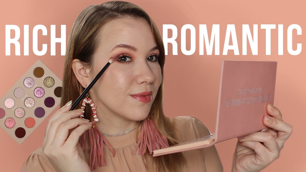 Палитра теней Glaminatrix Cosmetics Rich Romantic | Образцы, сравнения и 2 образа