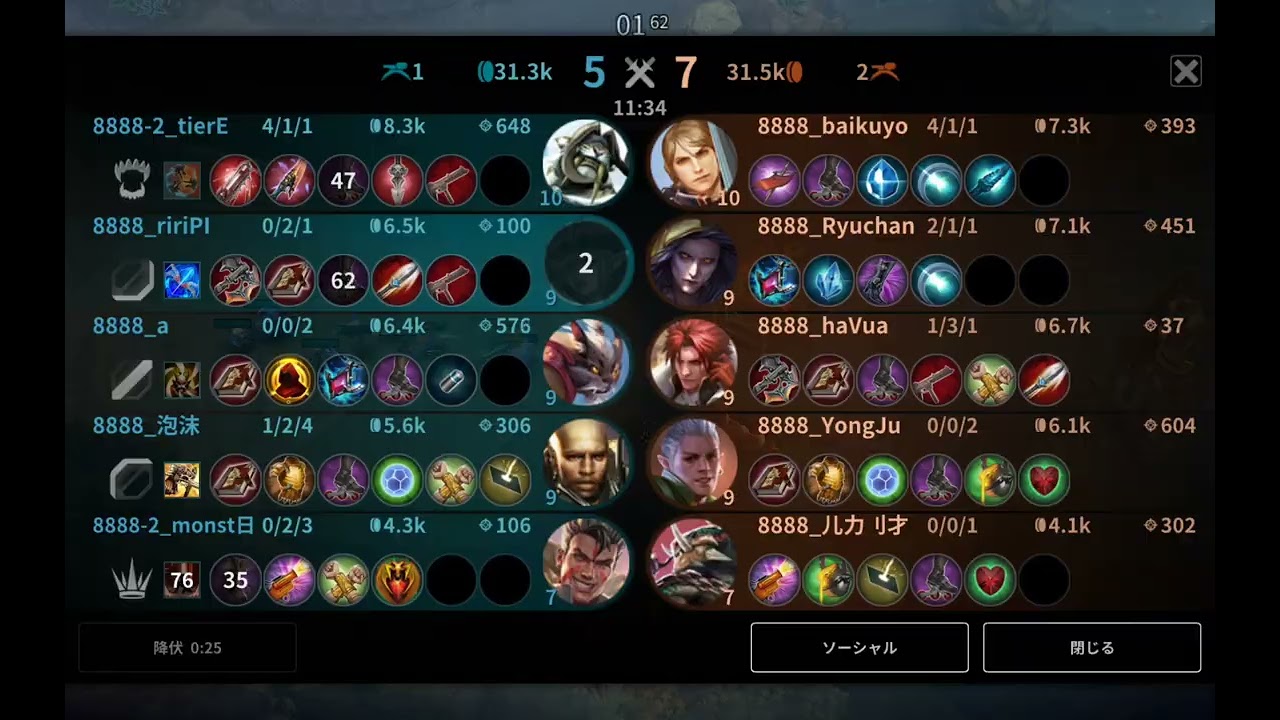 Bot Kestrel WP 🔴 Vainglory 5v5 #45