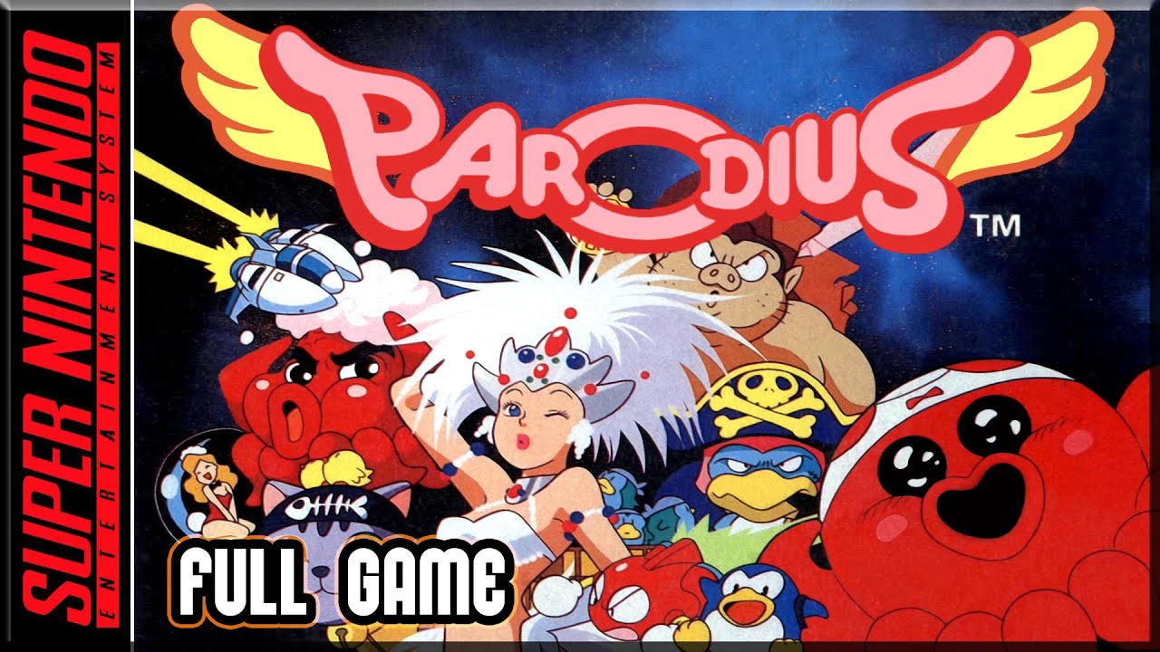 Parodius - Full Game Walkthrough - SNES