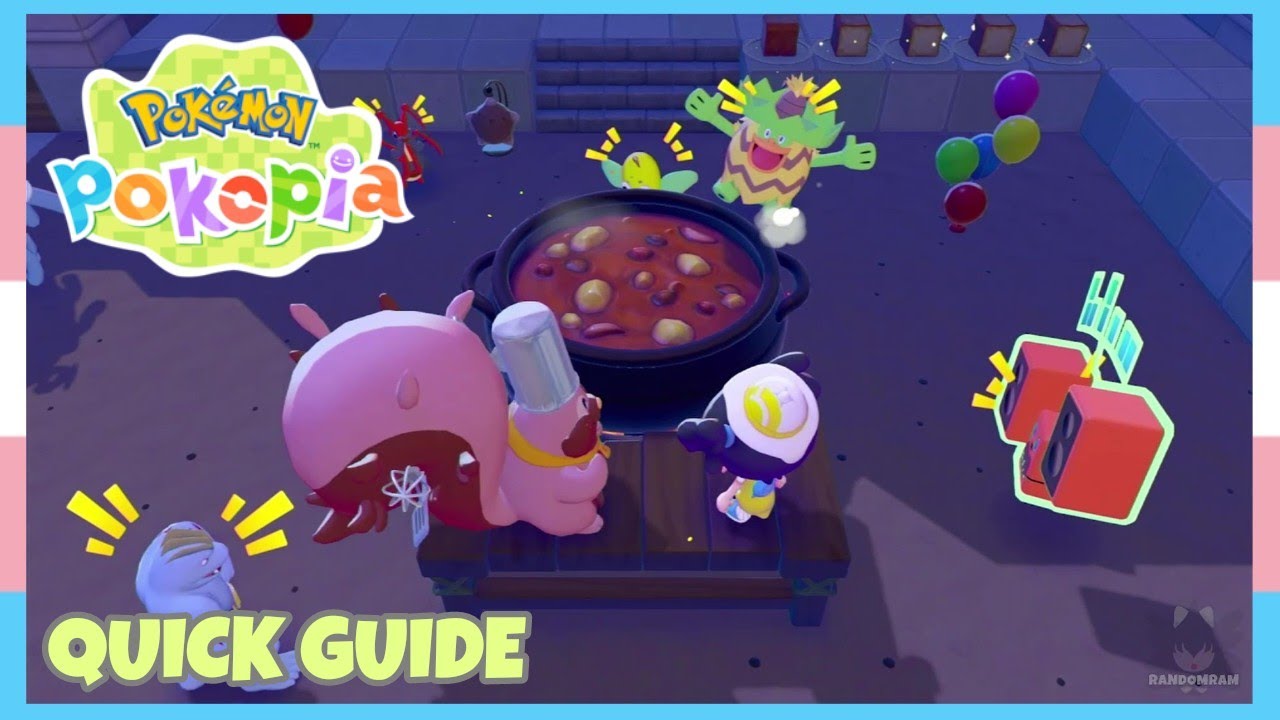 How To Raise The Mood To 100 To Throw A Party & Get A Party Platter Recipe In Pokemon Pokopia
