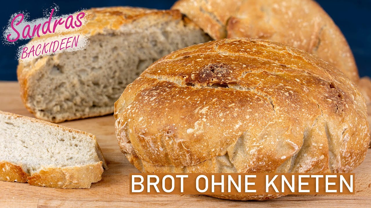 Brot backen ohne kneten - einfacher geht es nicht | Brot im Topf