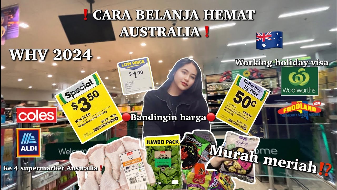 BELANJA MINGGUAN BULANAN MURAH DI AUSTRALIA 🇦🇺 |
