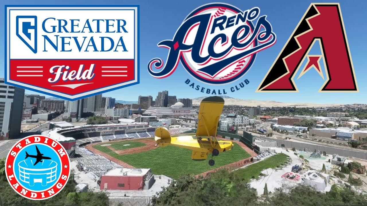 Greater Nevada Field - Microsoft Flight Simulator STADIUM LANDING!