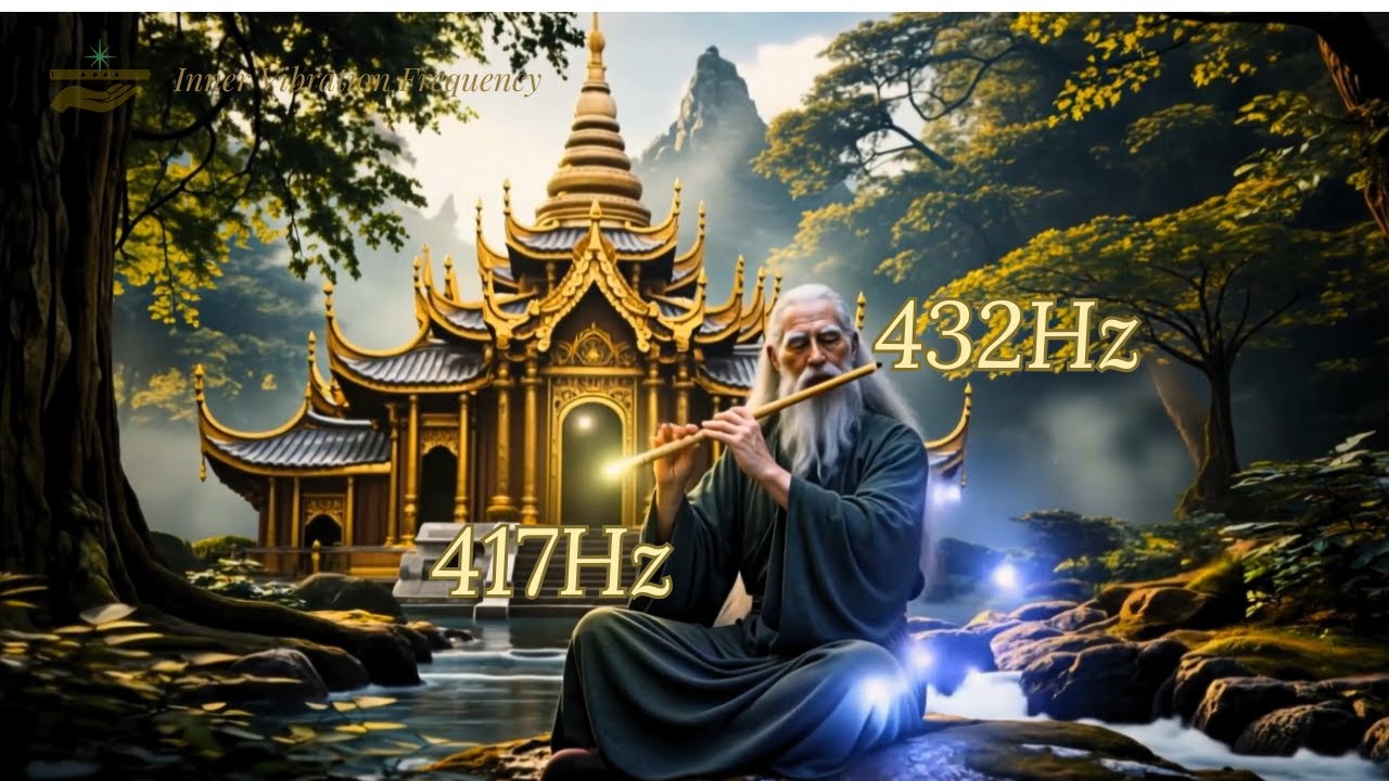 432Hz & 417Hz Healing Music with Tibetan Flute | Deep Inner Vibration & Energy Cleansing
