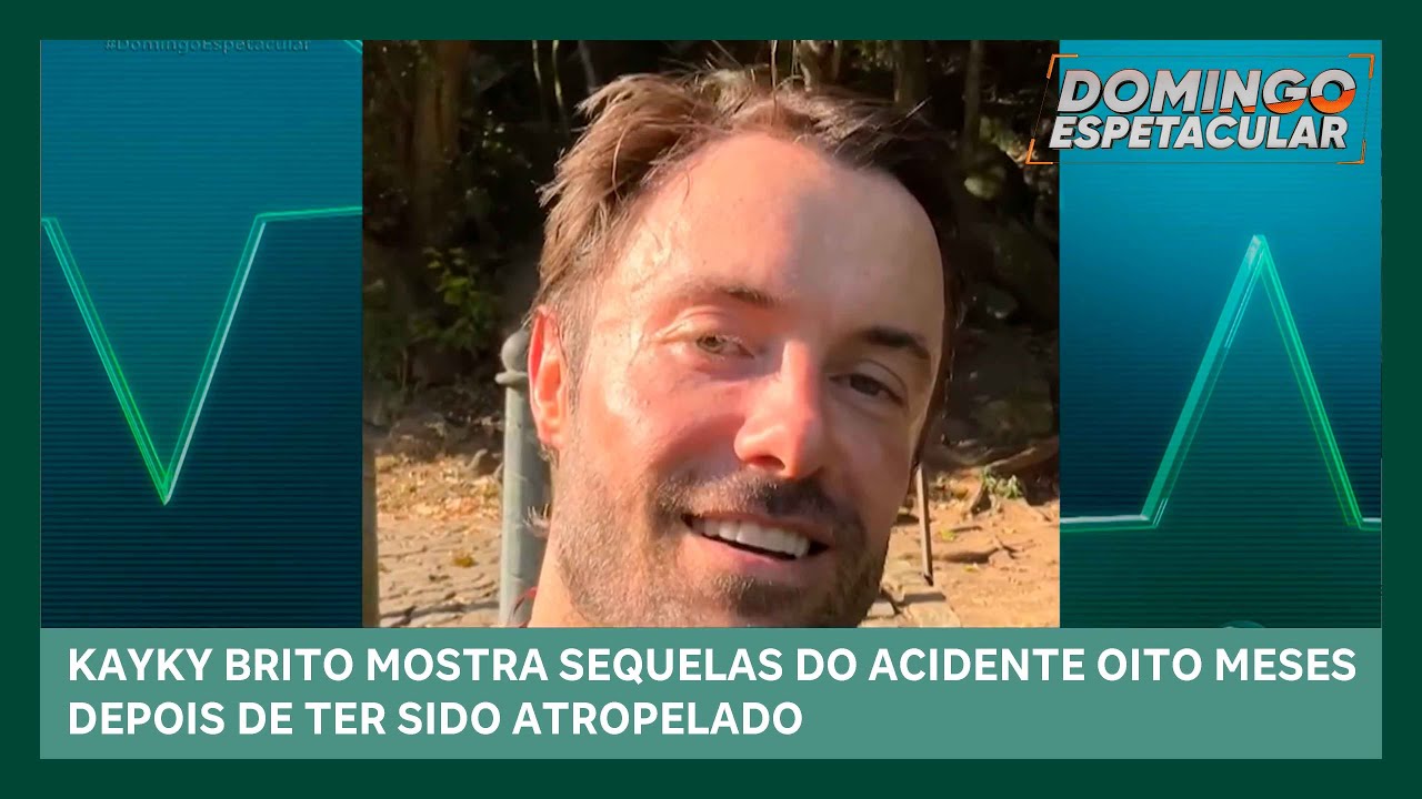 Kayky Brito fala sobre recuperação e assume culpa pelo acidente | Domingo Espetacular