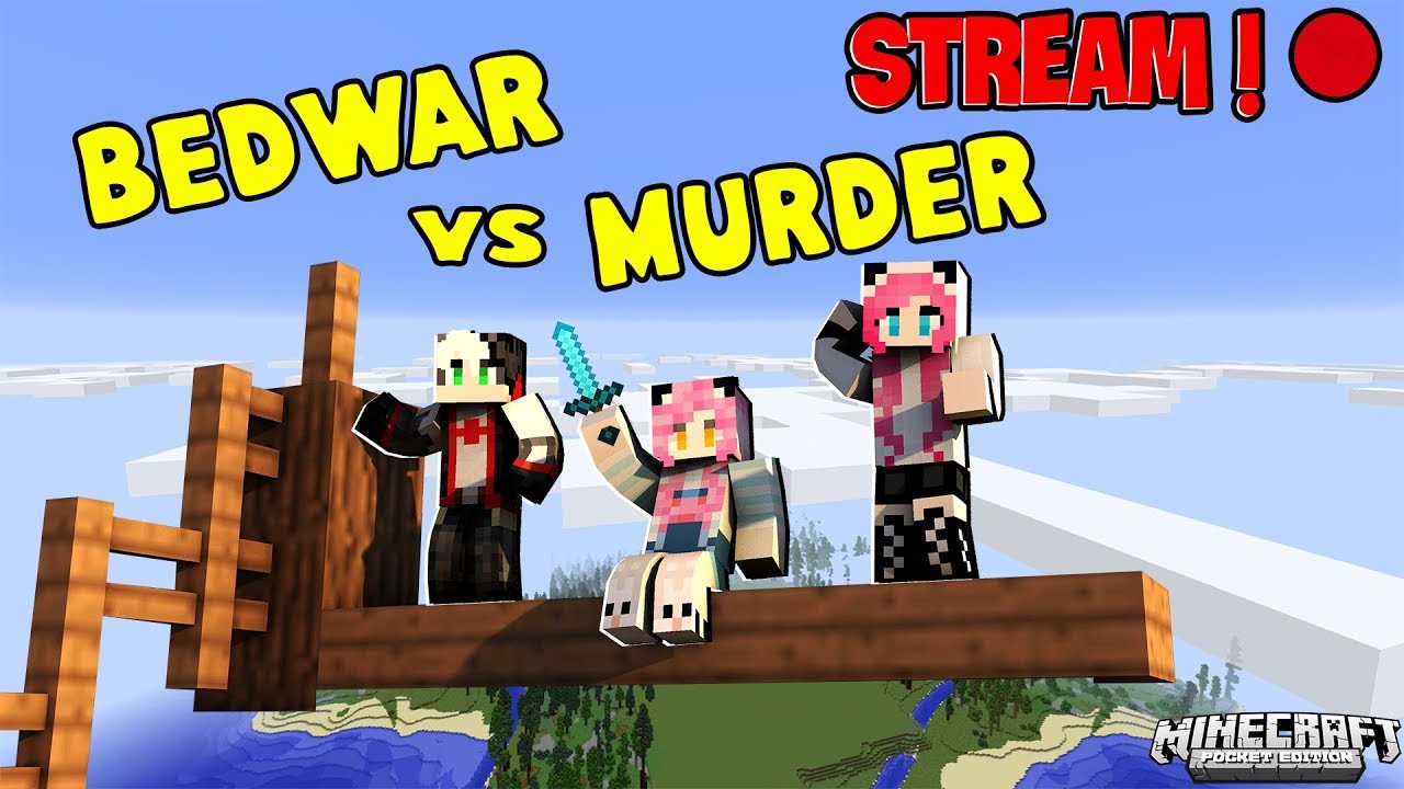 MỀU STREAM MINECRAFT BEDWAR VÀ MURDER TRONG HYPIXEL*MỀU STREAM AI LÀ KẺ GIẾT NGƯỜI TRONG MINECRAFT