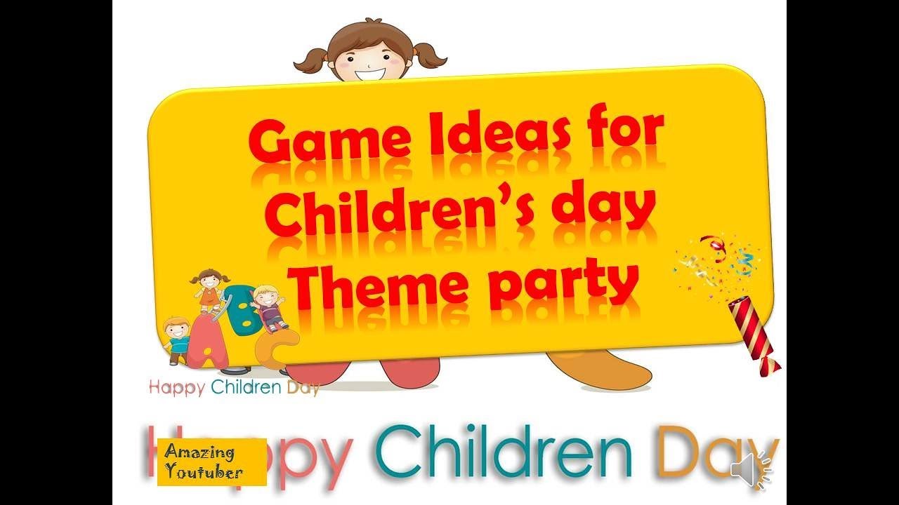 Children's day Special Party games // Kitty party theme ideas with games