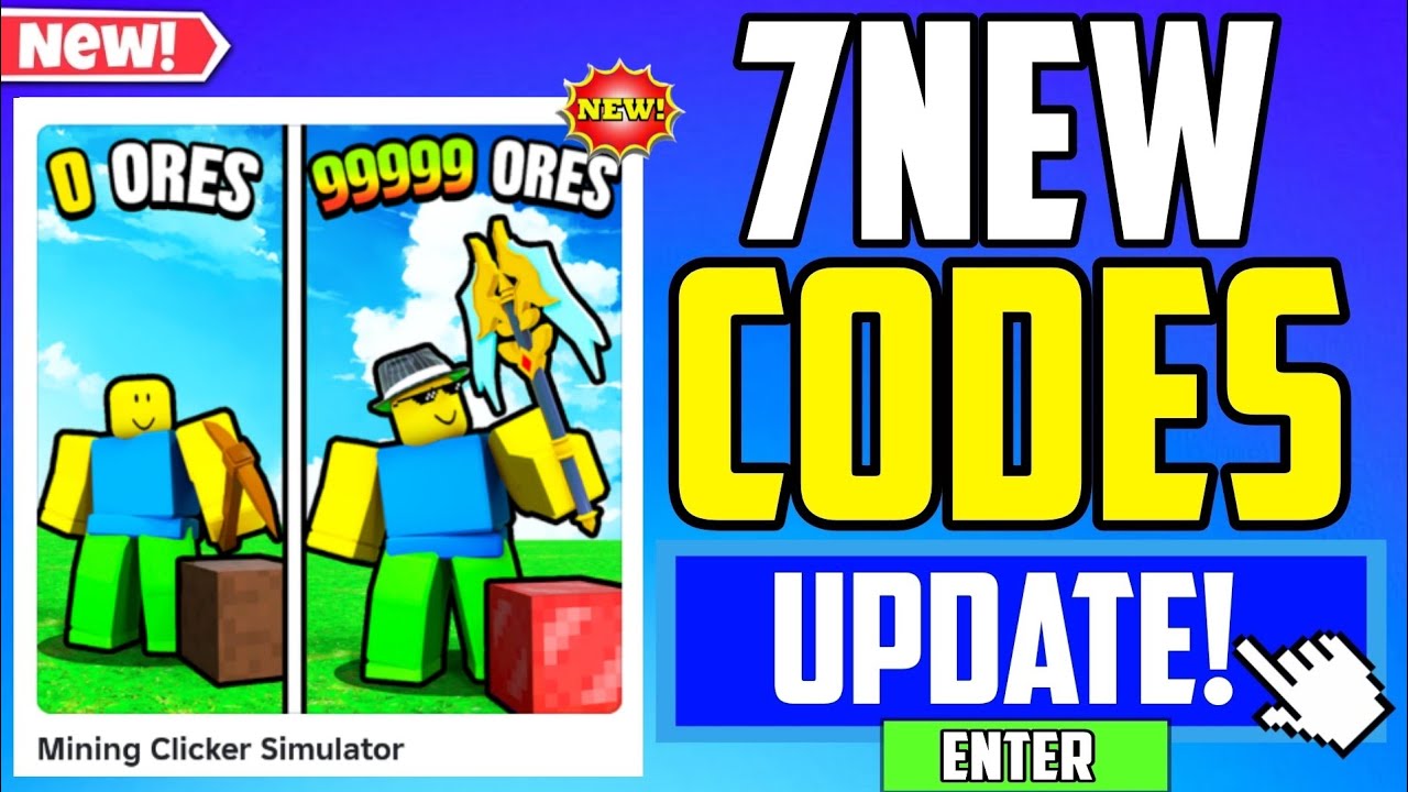 *SECRET UPDATE!* | Mining Clicker Simulator CODES 2025 (ROBLOX Mining Clicker Simulator)Part 901