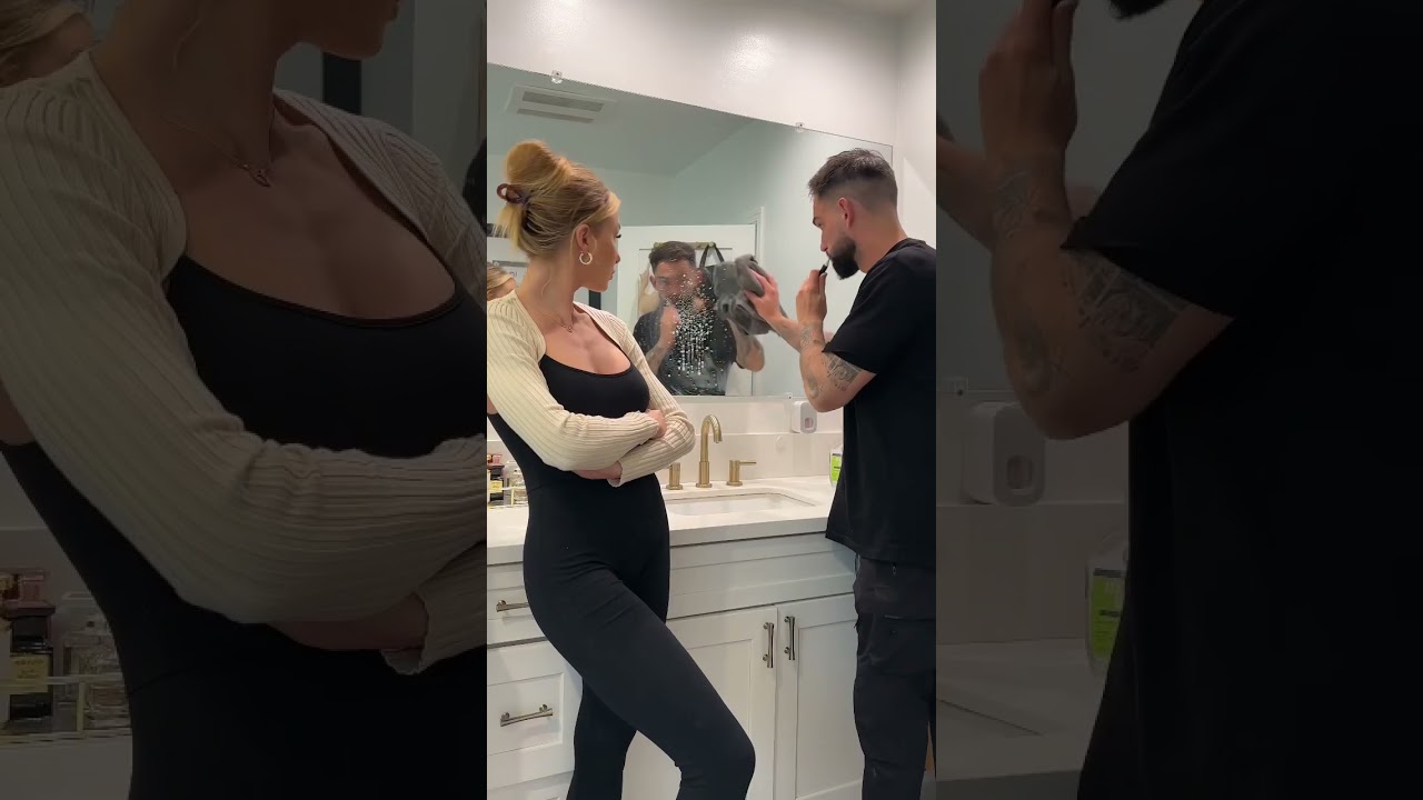 When he leaves the sink dirty #couple #funny #comedy