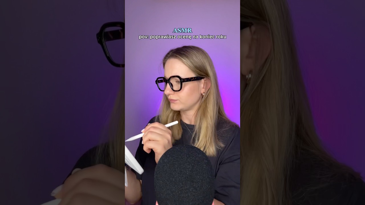 ASMR poprawiasz oceny na koniec roku #asmrroleplay #asmrpolska #asmrrelaxation odc. 160