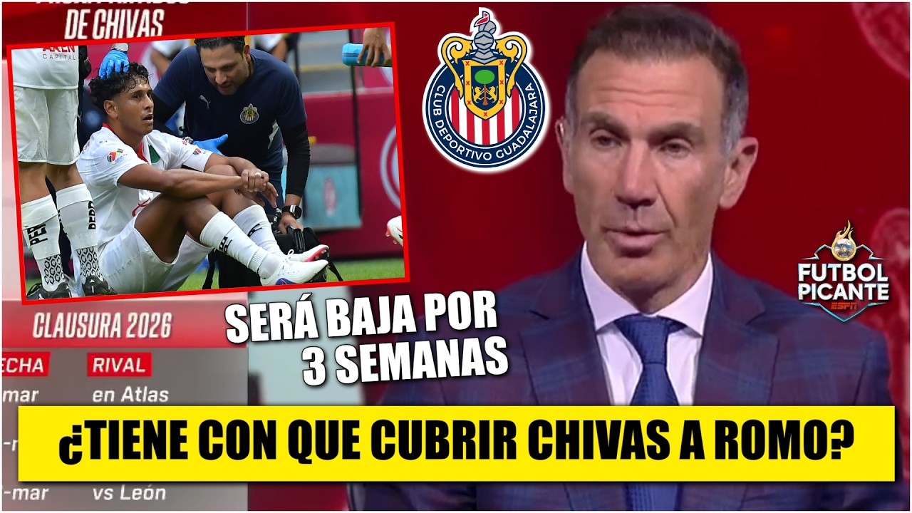 Luis Romo es BAJA SENSIBLE para CHIVAS que empieza a TAMBALEAR en LIGA MX | Futbol Picante