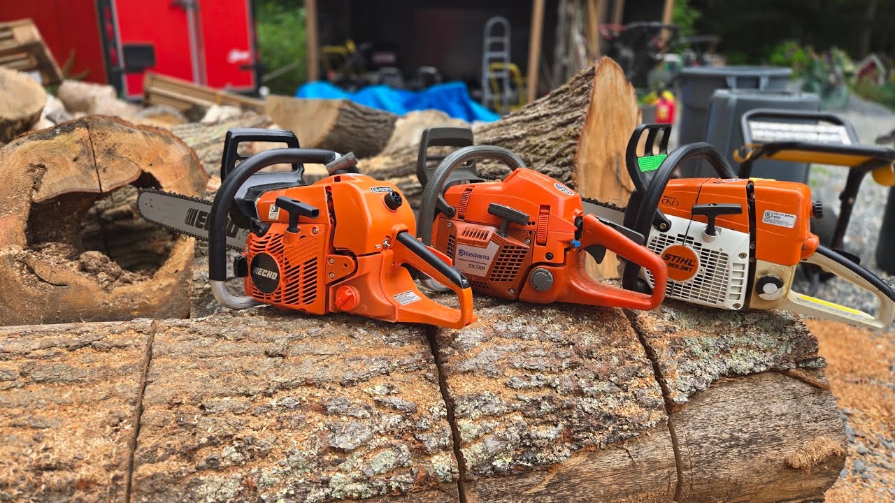 Krafterized stihl 361 & husqvarna 357xp vs Brisco built echo 620