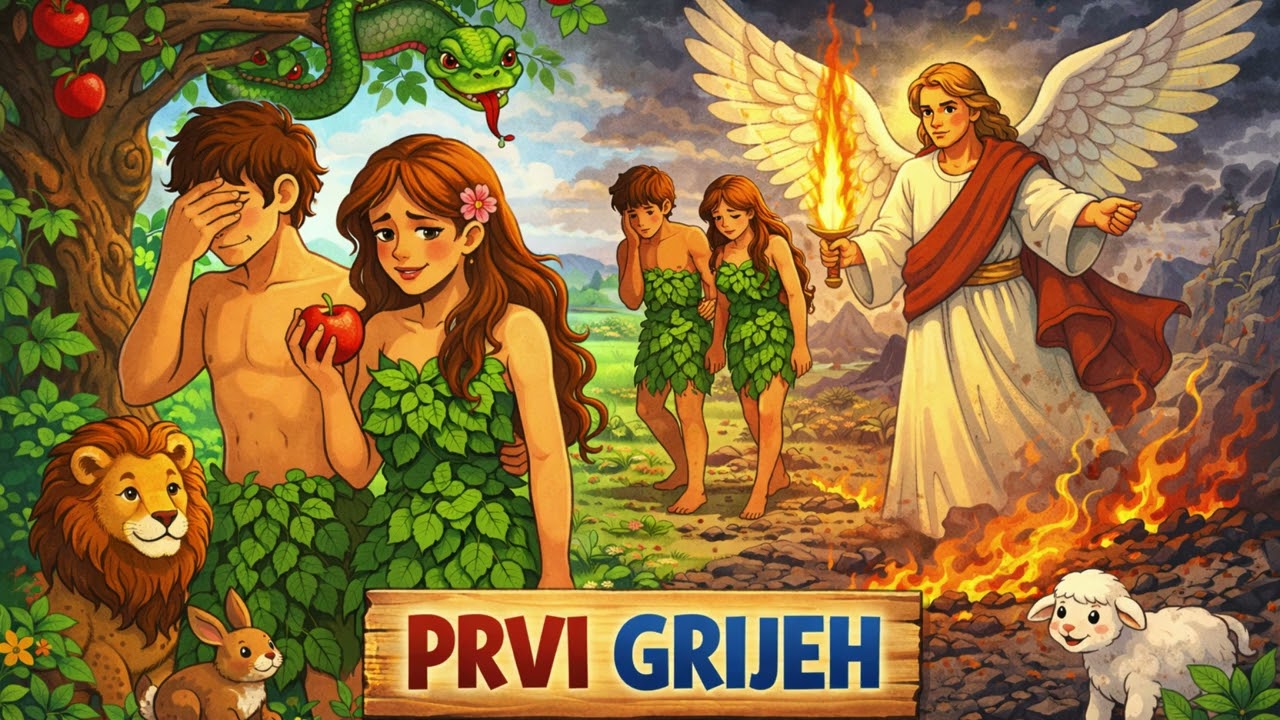 Prvi grijeh - Biblijska priča za djecu