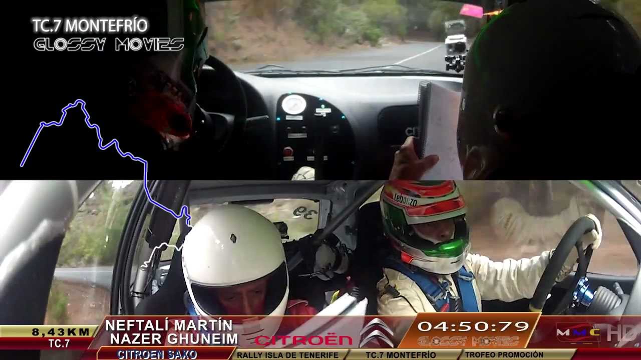 Onboard TC.7 Montefrío Neftalí Martín - Nazer Ghuneim Rally isla de Tenerife [ Glossy Movies HD ]