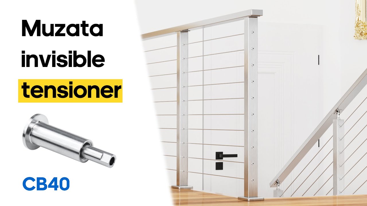 How to install Cable Railing Kit CB40 - Muzata Tutorial | New Version Link Below