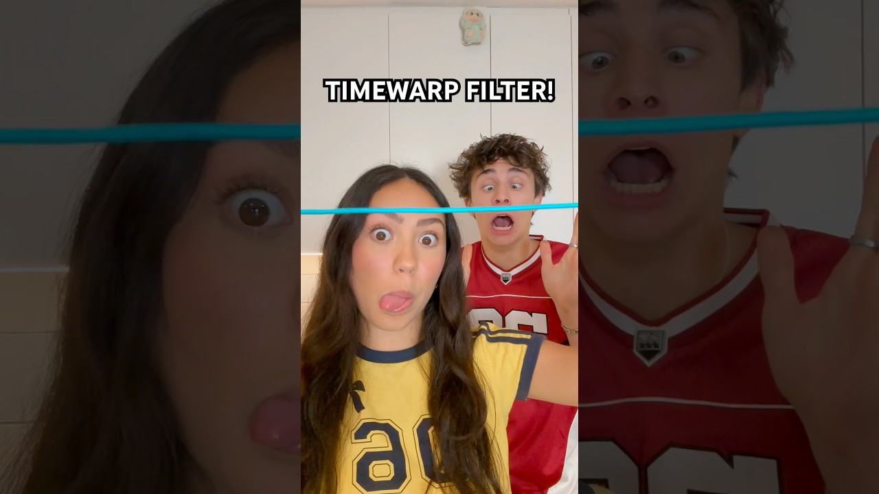 TIMEWARP FILTER! 🤣 #funny