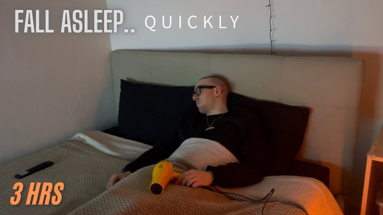 RELAX INSTANTLY with this SOOTHING SOUND of HAIR DRYER - White Noise for DEEP SLEEP (ASMR)