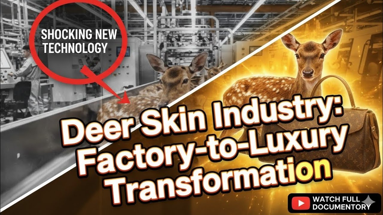 ​The Secret Journey of Deer Leather: From Forest to Factory​ | You Won't Believe How Real Deer Skin 