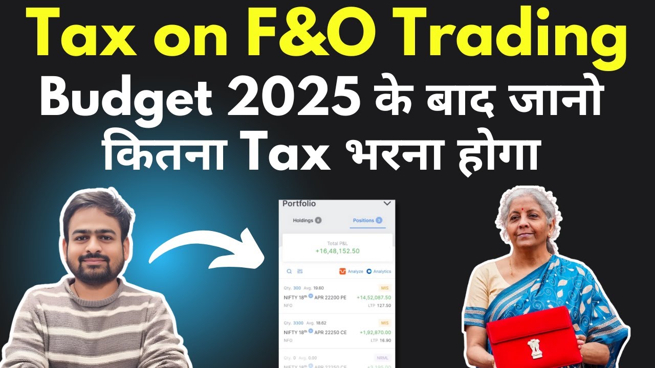 Income Tax on F&O Trading in India | Income Tax on Option Trading | F&O Loss in Income Tax Return