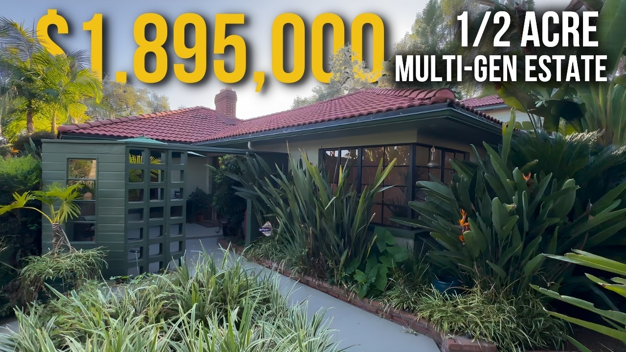 Multi-generational Spanish Style Estate in Glendora CA #homesforsale